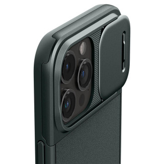 Spigen OPTIK ARMOR MAG MAGSAFE IPHONE 15 PRO ABYSS ZELENÁ