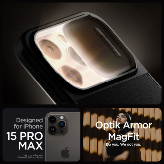 Spigen OPTIK ARMOR MAG MAGSAFE IPHONE 15 PRO MAX ČERNÝ