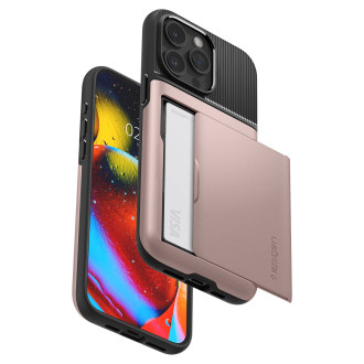 Spigen Slim Armor CS, růžové zlato - iPhone 15 Pro