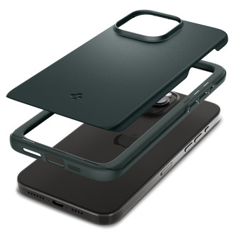Spigen Thin Fit, propastně zelená - iPhone 15 Pro Max