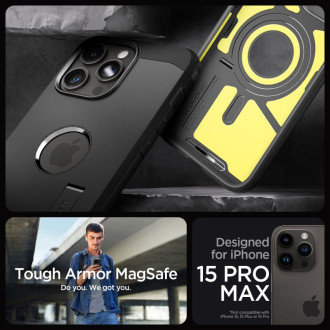 Spigen TOUGH ARMOR MAG MAGSAFE IPHONE 15 PRO MAX ČERNÝ