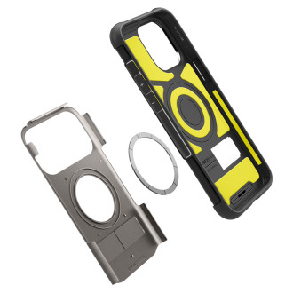 Spigen Tough Armor MagSafe, kovová břidlice - iPhone 15 Pro