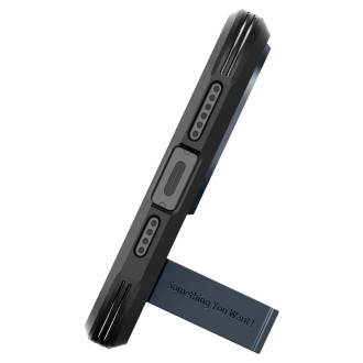 Spigen Tough Armor MagSafe, kovová břidlice - iPhone 15 Pro Max