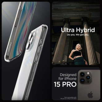 Spigen ULTRA HYBRID IPHONE 15 PRO FROST CLEAR