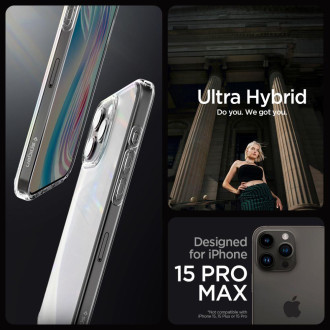 Spigen ULTRA HYBRID IPHONE 15 PRO MAX FROST CLEAR