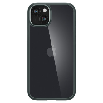 Pouzdro Spigen Ultra Hybrid pro iPhone 15 - tmavě zelené