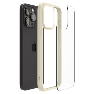 Pouzdro Spigen Ultra Hybrid pro iPhone 15 Pro Max - béžové