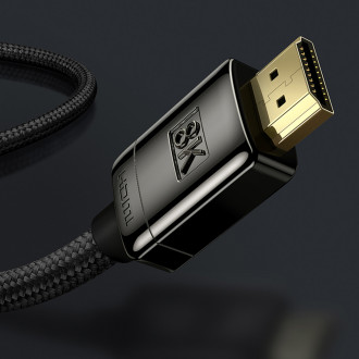 Kabel Baseus High Definition Series HDMI 2.1 8K 1m - černý