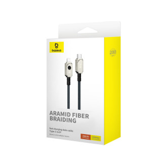 USB C kabel - Lightning Baseus Unbreakable 20W 480Mbps 2m - bílý