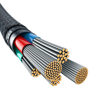 USB C kabel - Lightning Baseus Unbreakable 20W 480Mbps 2m - bílý