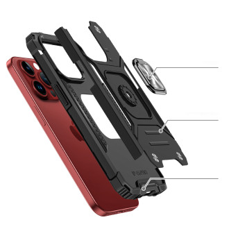 Wozinsky Ring Armor iPhone 15 Pro iPhone 15 Pro Ring Armor pouzdro – modré