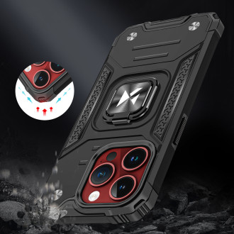 Wozinsky Ring Armor iPhone 15 Pro iPhone 15 Pro Ring Armor pouzdro – modré