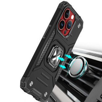 Pouzdro Wozinsky Ring Armor iPhone 15 Pro Max Ring Armor – červené