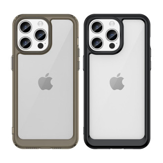 iPhone 15 Outer Space zesílené pouzdro s pružným rámečkem - červené