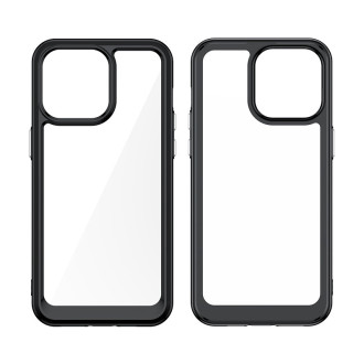 Pouzdro iPhone 15 Outer Space vyztužené s flexibilním rámem – modré