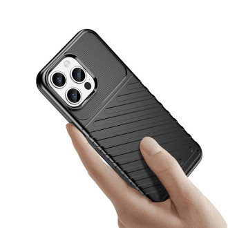 Obrněný kryt iPhone 15 Pro Max Thunder Case – černý