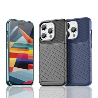 Armored iPhone 15 Pro Thunder Case – modrý