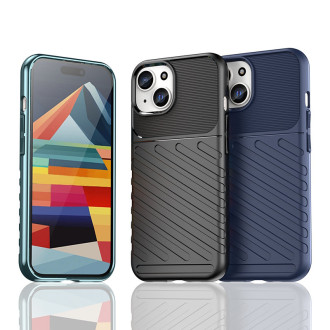 Obrněný kryt iPhone 15 Thunder Case – modrý