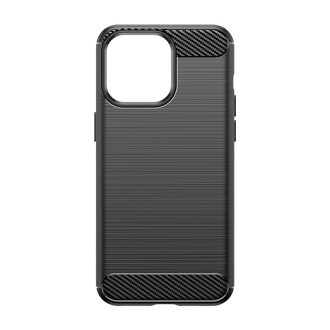 Ohebné pouzdro s karbonovým vzorem pro iPhone 15 Pro Max Carbon Case - modré