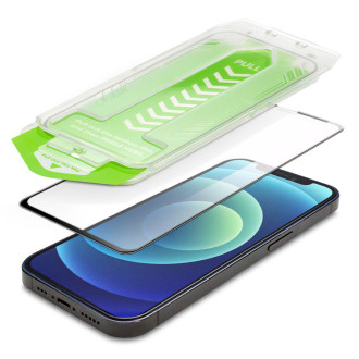 9H tvrzené sklo s montážním rámečkem pro iPhone 14 Pro Wozinsky Premium Glass - černé