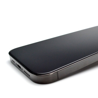 9H tvrzené sklo s montážním rámečkem pro iPhone 15 Pro Max Wozinsky Premium Glass - černé
