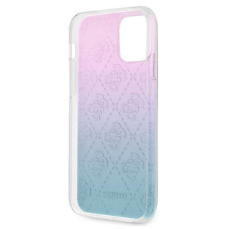Guess GUHCP12L3D4GGBP iPhone 12 Pro Max 6,7" niebiesko-różowy/blue&pink hardcase 4G 3D Pattern Collection