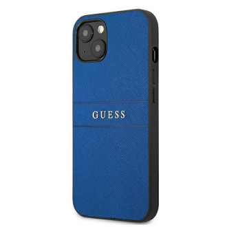 Guess GUHCP13MPSASBBL iPhone 13 6,1" niebieski/blue Saffiano Strap