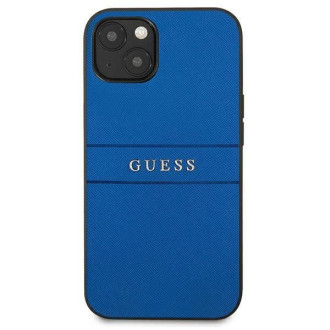 Guess GUHCP13MPSASBBL iPhone 13 6,1" niebieski/blue Saffiano Strap