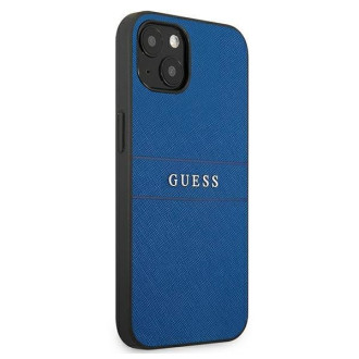 Guess GUHCP13MPSASBBL iPhone 13 6,1" niebieski/blue Saffiano Strap