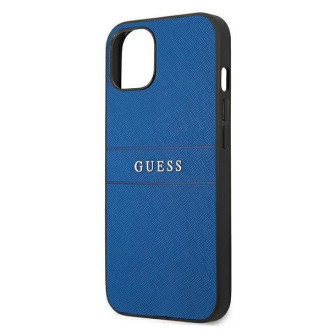 Guess GUHCP13MPSASBBL iPhone 13 6,1" niebieski/blue Saffiano Strap