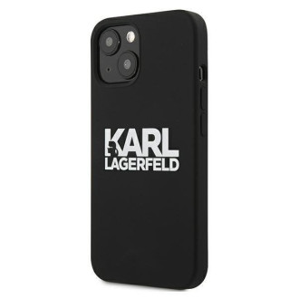 Karl Lagerfeld KLHCP13SSLKLRBK iPhone 13 mini 5,4" Silicone Stack Logo czarny/black