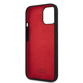 Karl Lagerfeld KLHCP13SSLKLRBK iPhone 13 mini 5,4" Silicone Stack Logo czarny/black