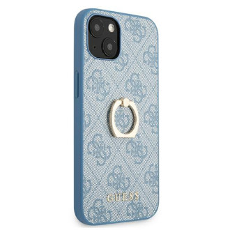 Guess GUHCP13M4GMRBL iPhone 13 6,1" niebieski/blue hardcase 4G with ring stand