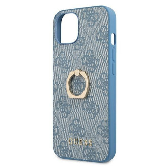 Guess GUHCP13M4GMRBL iPhone 13 6,1" niebieski/blue hardcase 4G with ring stand