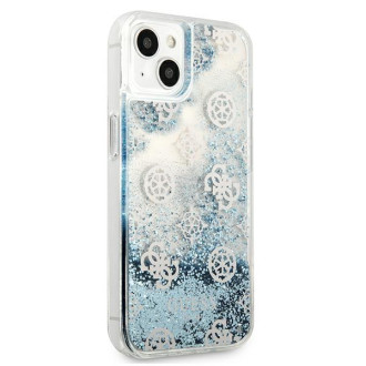 Guess GUHCP13MLGPEBL iPhone 13 6,1" niebieski/blue hardcase Peony Liquid Glitter