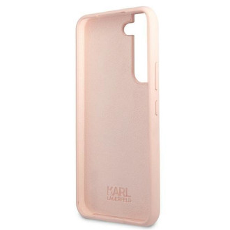 Karl Lagerfeld KLHCS22MSLCHPI S22+ S906 hardcase  różowy/pink Silicone Choupette Head