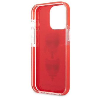 Karl Lagerfeld KLHCP13XTPE2TR iPhone 13 Pro Max 6,7" hardcase czerwony/red Karl&Choupette Head