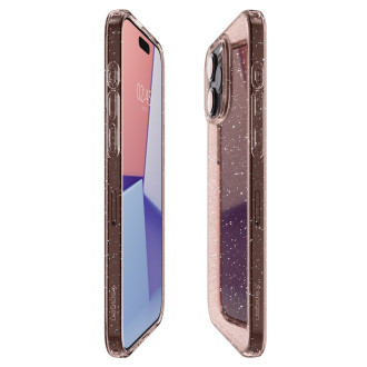 Spigen Liquid Crystal Glitter, rose quartz - iPhone 15 Pro Max