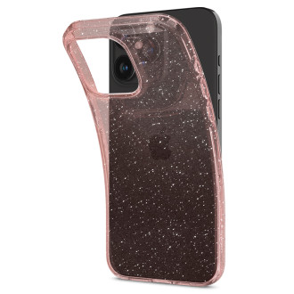 Spigen Liquid Crystal Glitter, rose quartz - iPhone 15 Pro Max