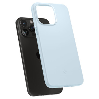 Spigen Thin Fit, němá modrá - iPhone 15 Pro Max