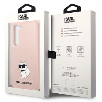 Karl Lagerfeld KLHCS23MSNCHBCP S23+ S916 pevné pouzdro růžové/růžové silikonová chupette