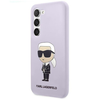Karl Lagerfeld KLHCS23MSNIKBCU S23+ S916 pevné pouzdro fialové/fialové silikonový Ikonik