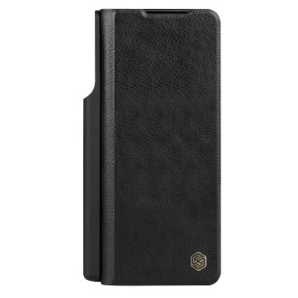 Kožené flipové pouzdro Nillkin Qin Leather Pro Samsung Galaxy Z Fold 5 s krytem fotoaparátu – černé