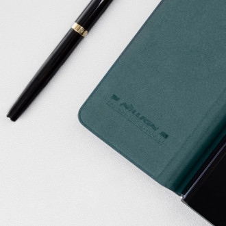 Kožené flipové pouzdro Nillkin Qin Leather Pro Samsung Galaxy Z Fold 5 s krytem fotoaparátu – černé