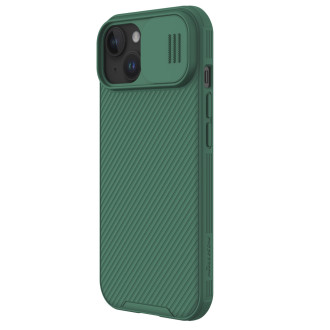 Magnetické pouzdro Nillkin CamShield Pro pro iPhone 15 s krytem fotoaparátu - zelené