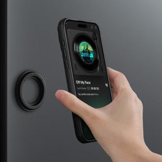 Magnetické pouzdro Nillkin CamShield Pro pro iPhone 15 s krytem fotoaparátu - zelené