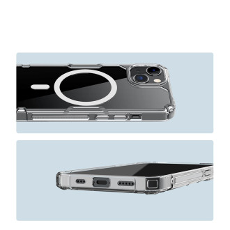 Nillkin Nature Pro Armored Case s MagSafe pro iPhone 15 Plus – modrý