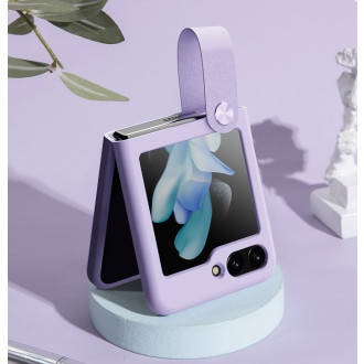 Nillkin Flex Flip Case s ramínkem a stojánkem pro Samsung Galaxy Z Flip 5 - Peach