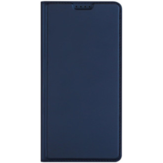 Dux Ducis Skin Pro pouzdro z eko kůže pro Xiaomi Poco M6 Pro/Redmi 12/Redmi 12R - modré