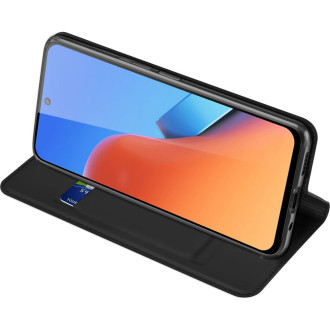 Dux Ducis Skin Pro pouzdro z eko kůže pro Xiaomi Poco M6 Pro/Redmi 12/Redmi 12R - černé